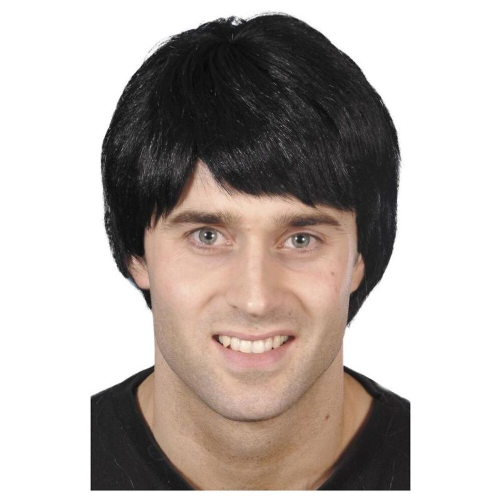 Smiffys Mens Guy Wig / Black